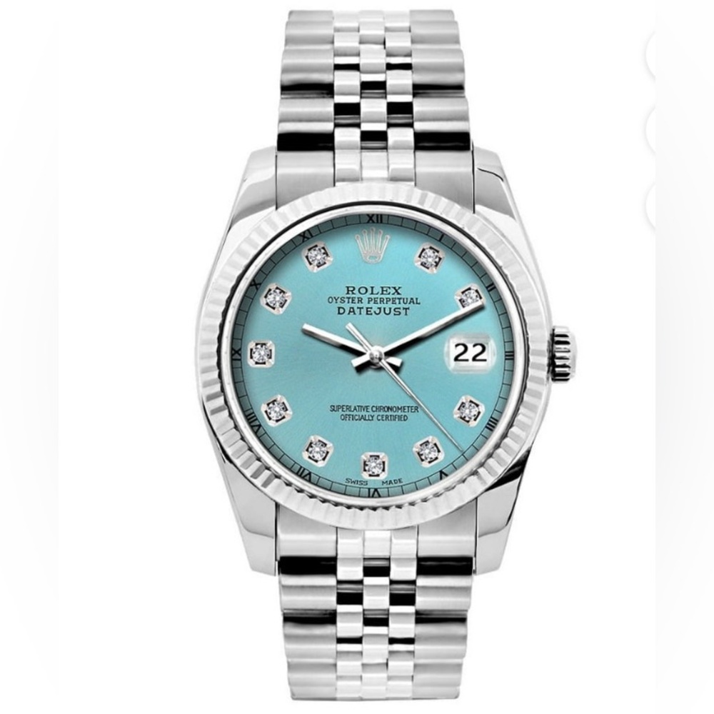 Rolex Datejust 26mm Stainless Steel Blue Dial Jubilee